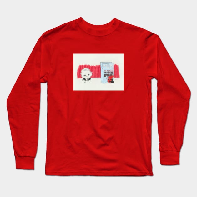 The Cig Cats - Red Room Long Sleeve T-Shirt by cig cats